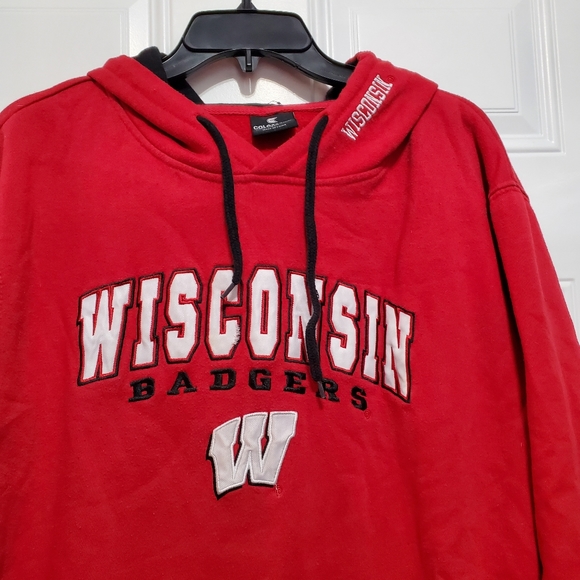 Wisconsin Badgers Colosseum Pullover Hoodie Size XL - Picture 5 of 15